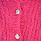 Vintage 1980s John Bull Hand Loomed Knit Cardigan Sweater Women's L from propervintagecanada
