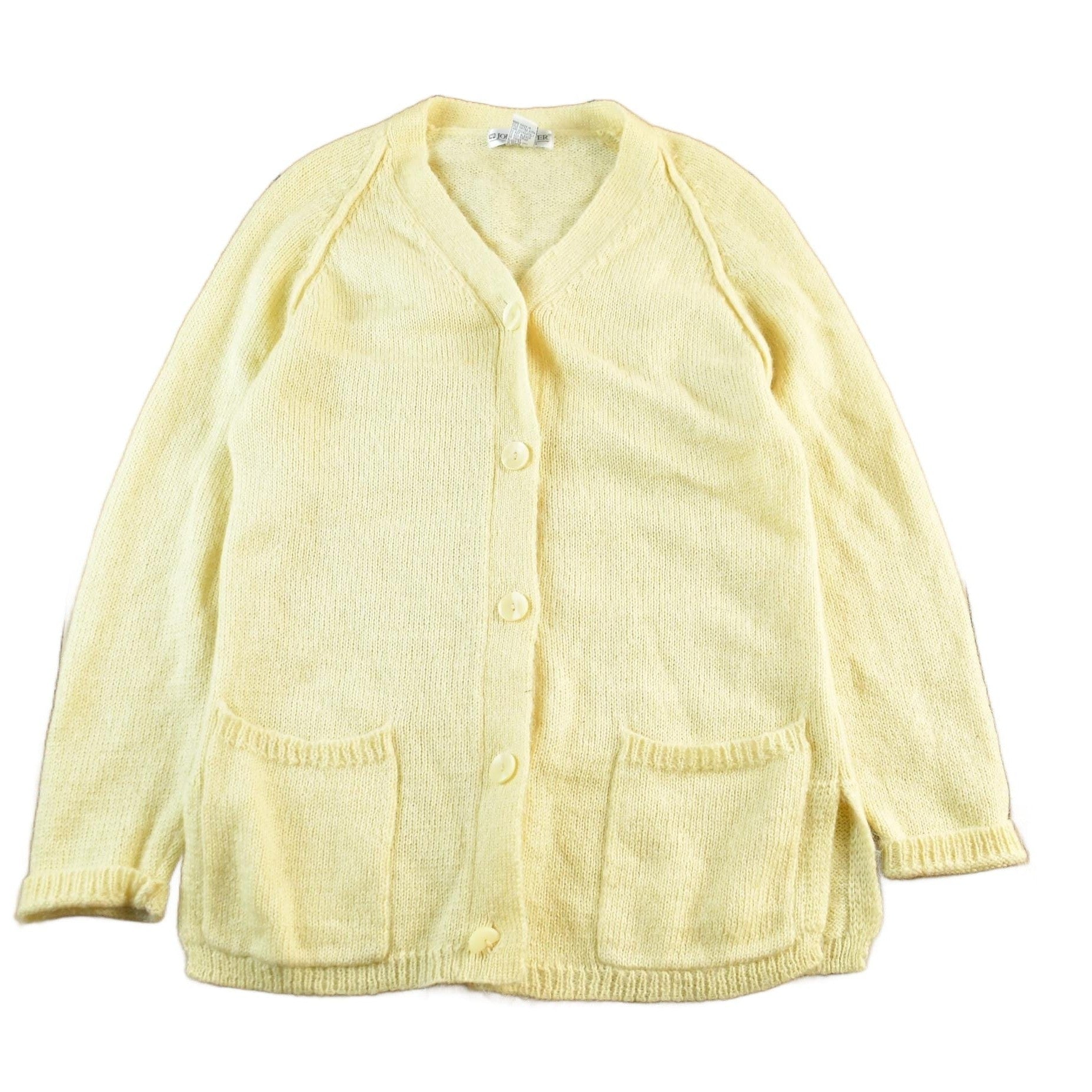Vintage 1980s John Meyer Mohair Knit Cardigan Sweater Women's Small from propervintagecanada