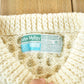 Vintage 1980s John Molloy Irish Fisherman Ribbed Wool Knit Sweater Men's Small from propervintagecanada