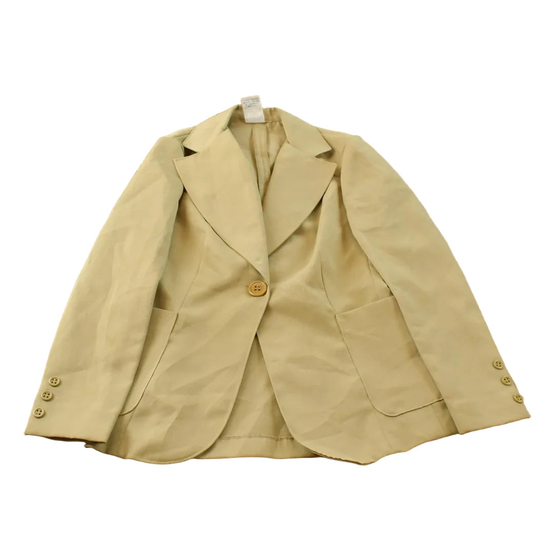 Vintage 1980s Joshua Tree California Button Up Blazer Jacket Women's S / Preppy Coat from propervintagecanada