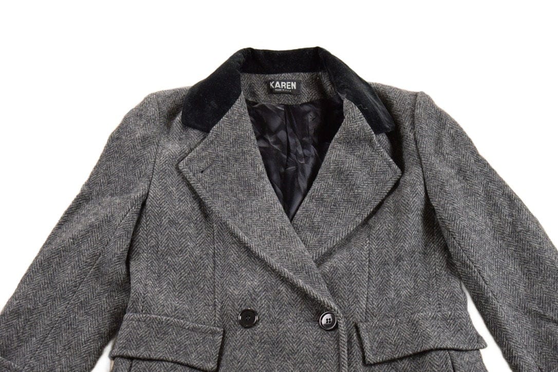 Vintage 1980s Karen Full Length 100% Wool Coat Men's Small from propervintagecanada