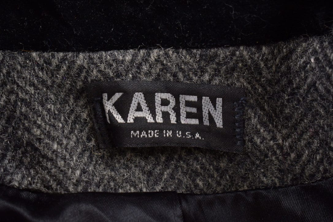 Vintage 1980s Karen Full Length 100% Wool Coat Men's Small from propervintagecanada