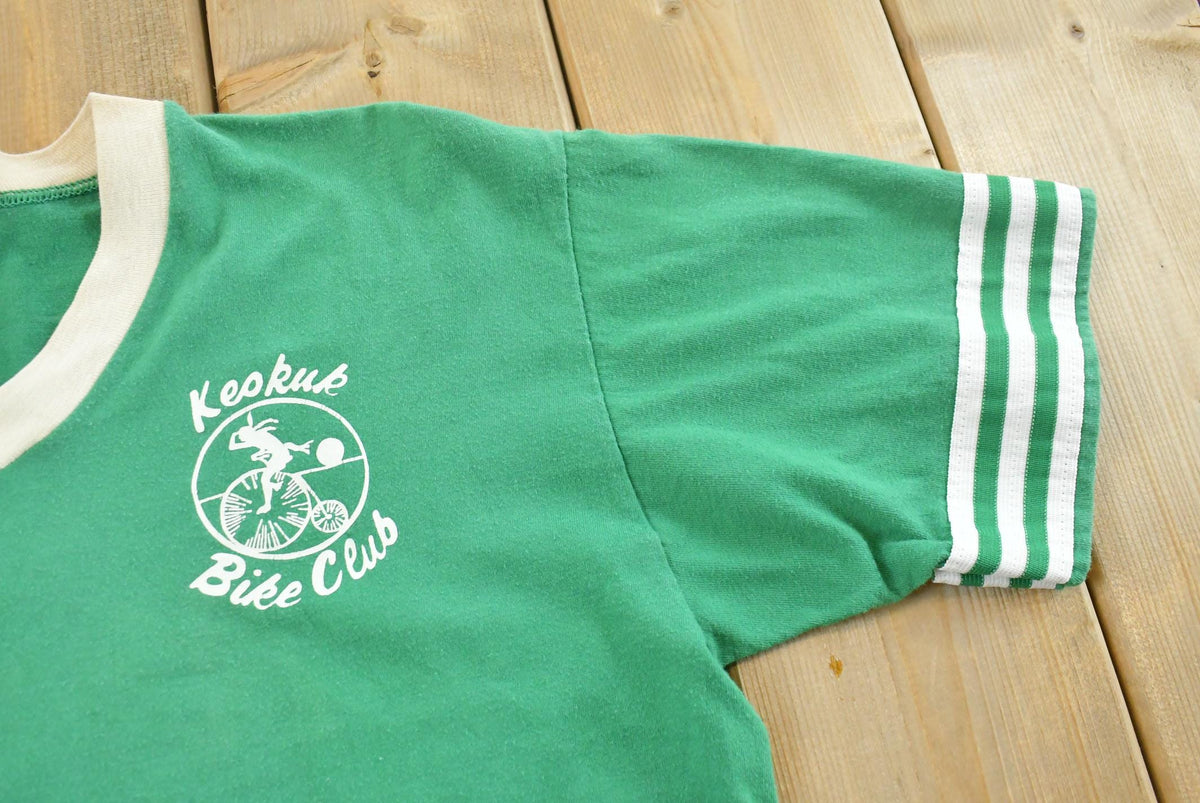 Vintage 1980s Keokuk Iowa Bike Club Single Stitch T-Shirt Mens S from propervintagecanada