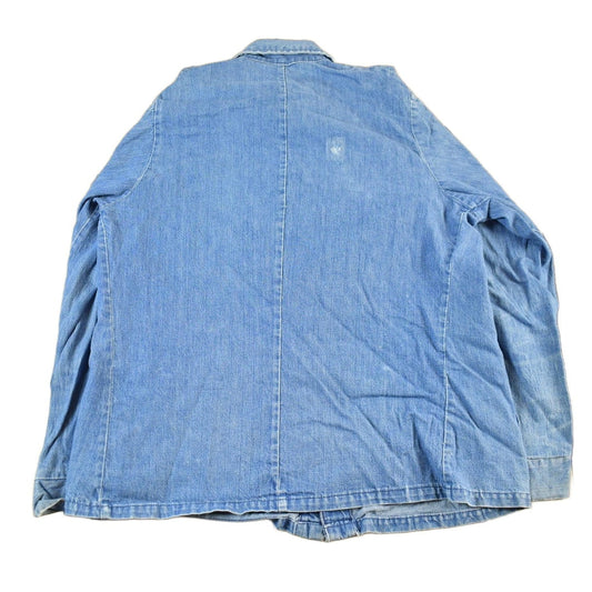 Vintage 1980s Key Imperial Denim Jean Chore Jacket Men's Large from propervintagecanada