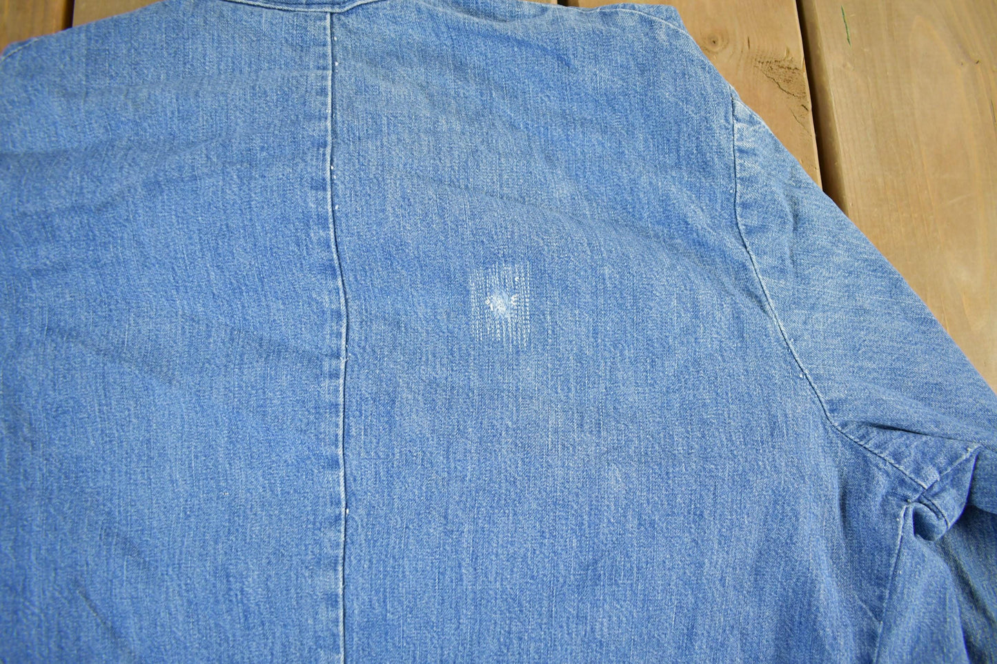 Vintage 1980s Key Imperial Denim Jean Chore Jacket Men's Large from propervintagecanada