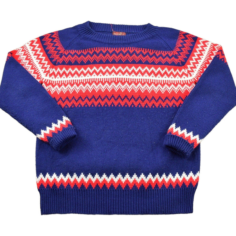 Vintage 1980s Kings Sport Knitted Crewneck Sweater Men's Medium from propervintagecanada
