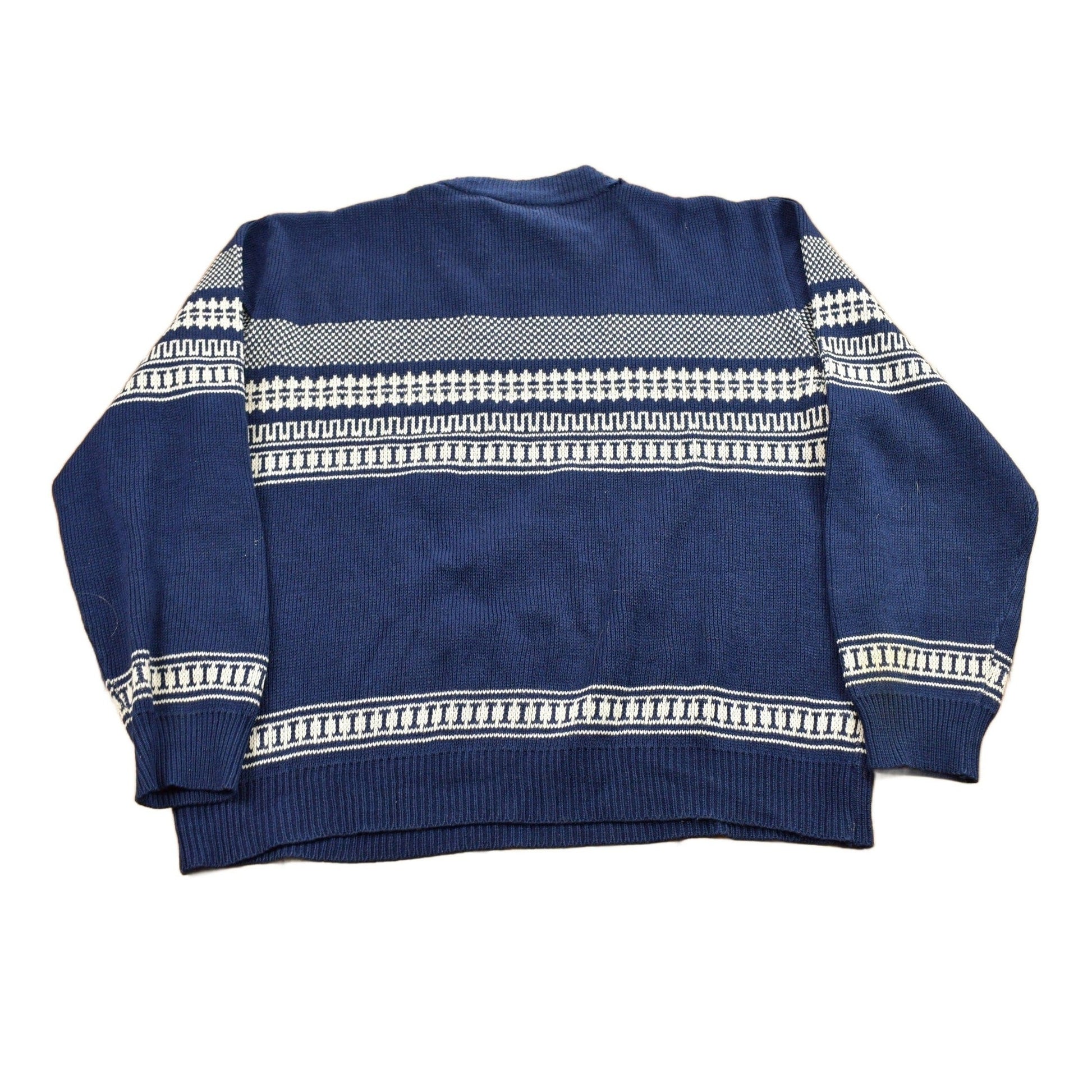 Vintage 1980s Kings Sport Knitted Mockneck SweaterMen's Medium from propervintagecanada