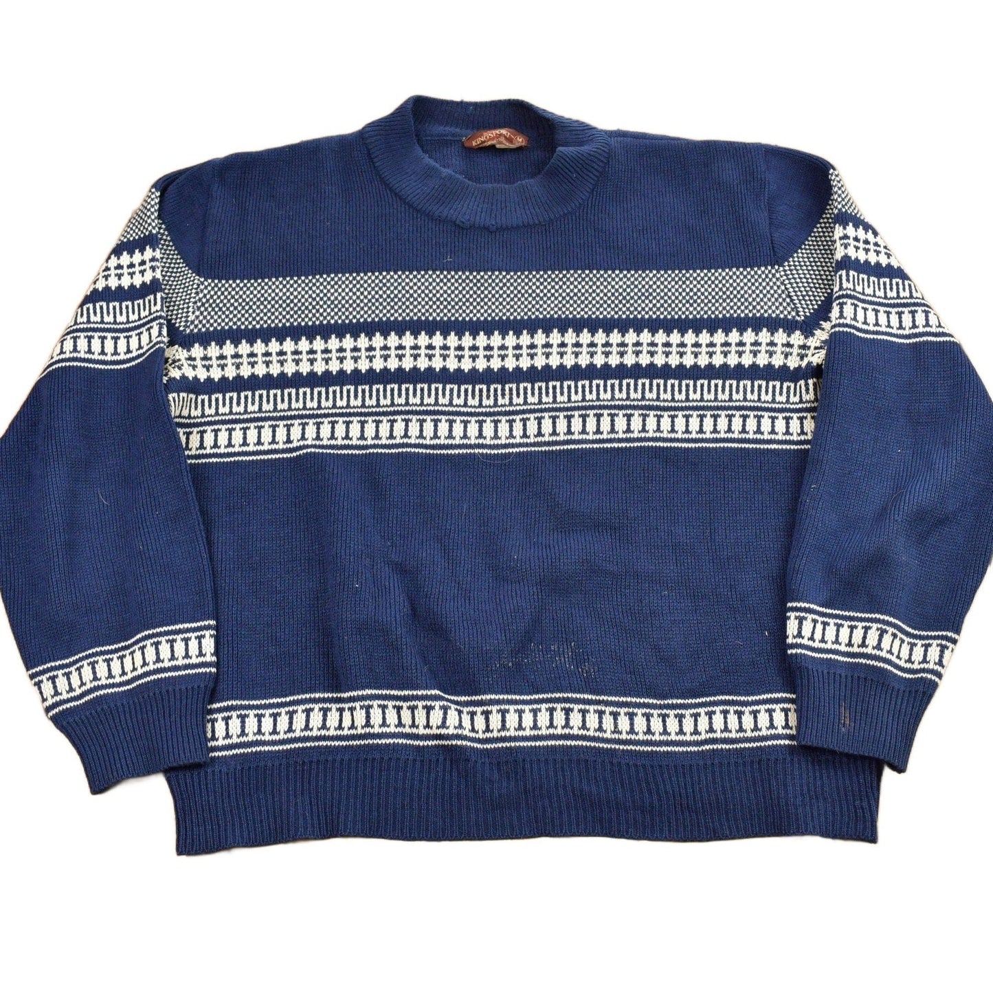 Vintage 1980s Kings Sport Knitted Mockneck SweaterMen's Medium from propervintagecanada