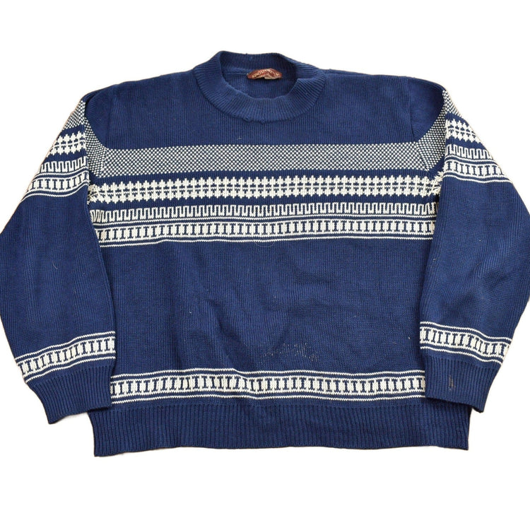 Vintage 1980s Kings Sport Knitted Mockneck SweaterMen's Medium from propervintagecanada