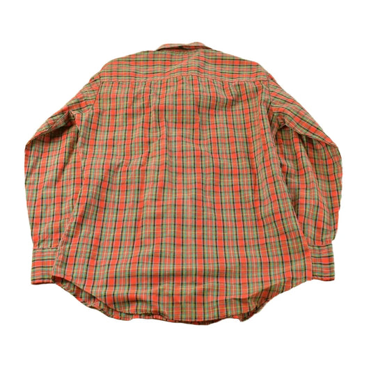 Vintage 1980s Kingsport Plaid Flannel Button Up Shirt Men's Small from propervintagecanada