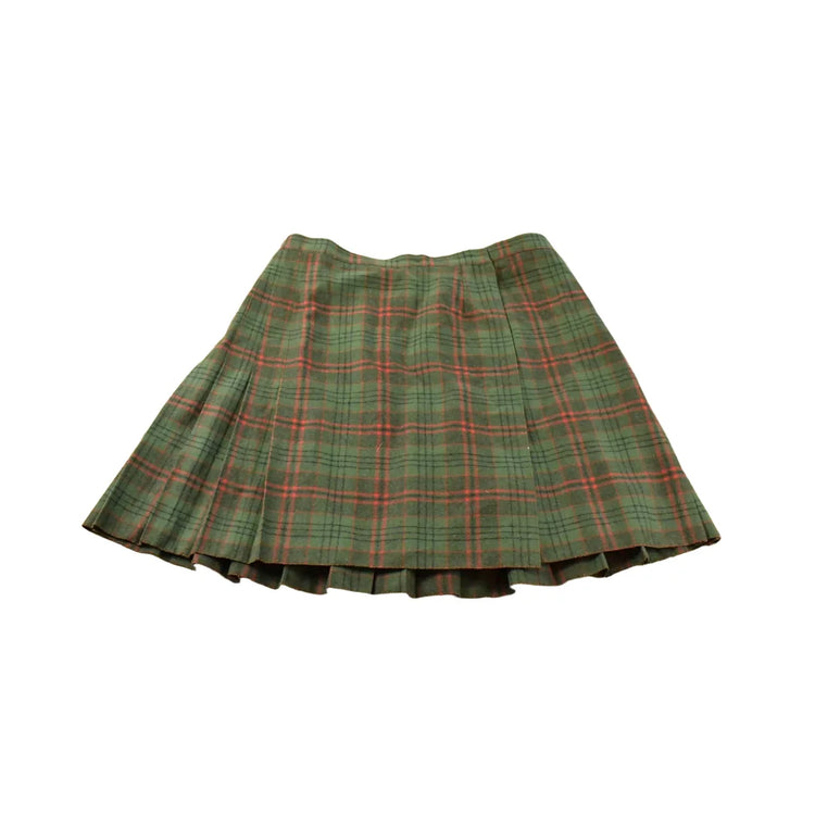 Vintage 1980s Kitz Pickles Wool Tartan Plaid Skirt Women's 33 from propervintagecanada