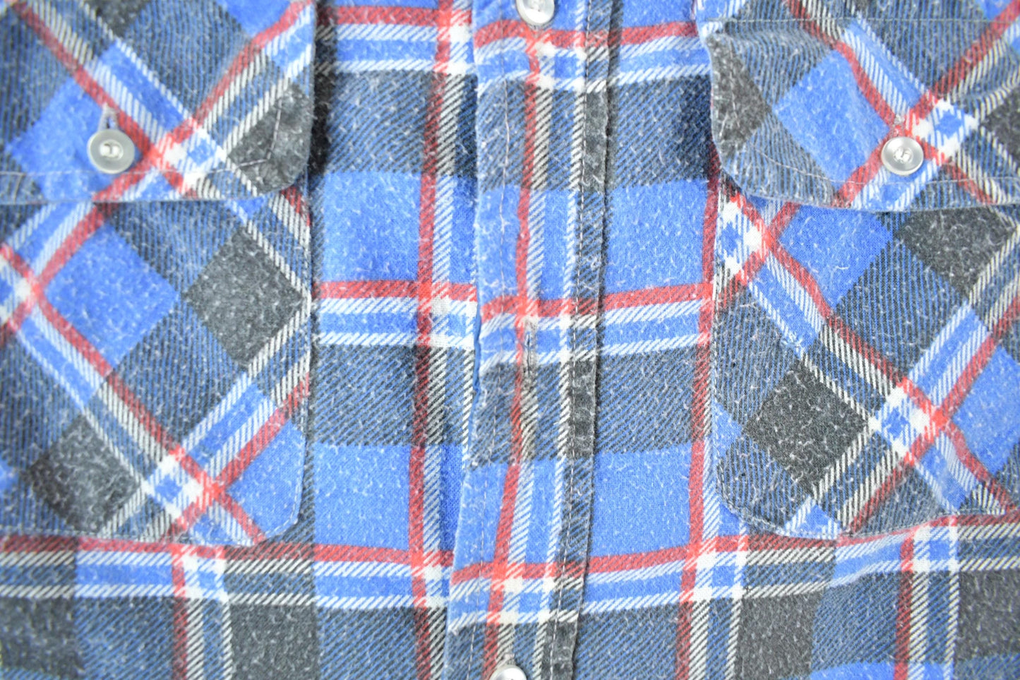 Vintage 1980s Klondike Lined Plaid Flannel Button Up Shirt Men's Medium from propervintagecanada