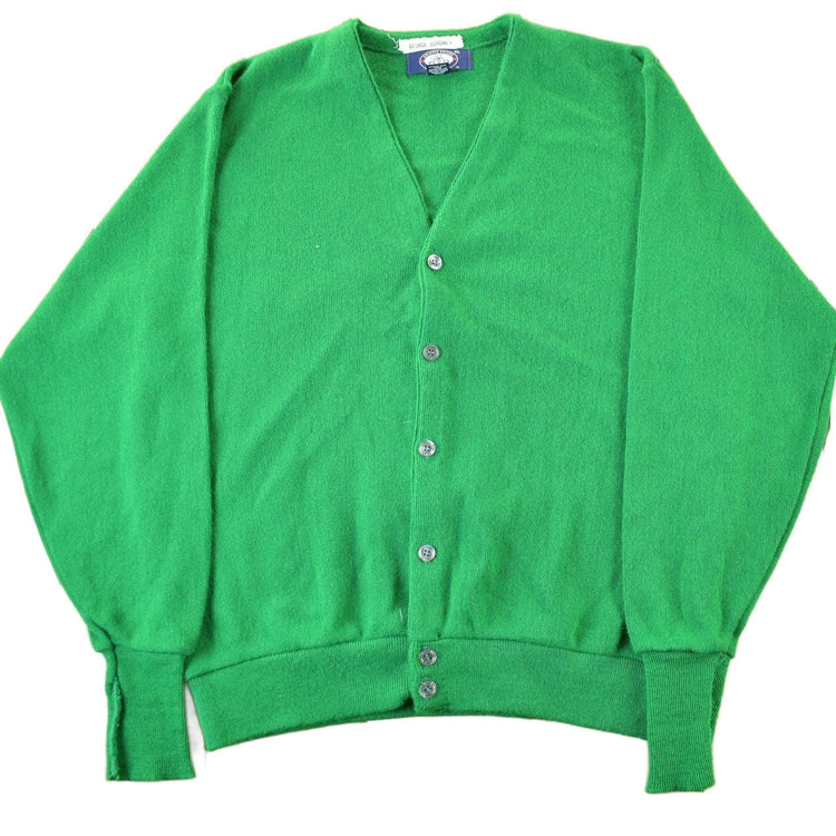 Vintage 1980s Knights Bridge Knit Cardigan Sweater Men's XL from propervintagecanada