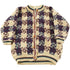 Vintage 1980s Knit Cardigan Sweater Jacket Women&