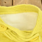 Vintage 1980s Knitted Blank Yellow Long Cardigan SweaterMen's Medium from propervintagecanada