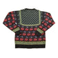 Vintage 1980s Knitted Floral Mi Ki Knit Sweater Men's Small from propervintagecanada