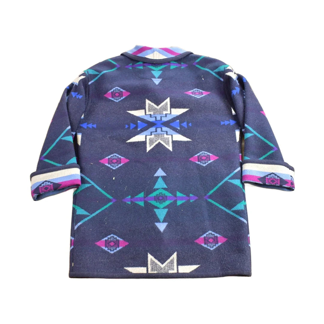 Vintage 1980s Knockabouts By Pendleton Aztec Pattern Jacket from propervintagecanada