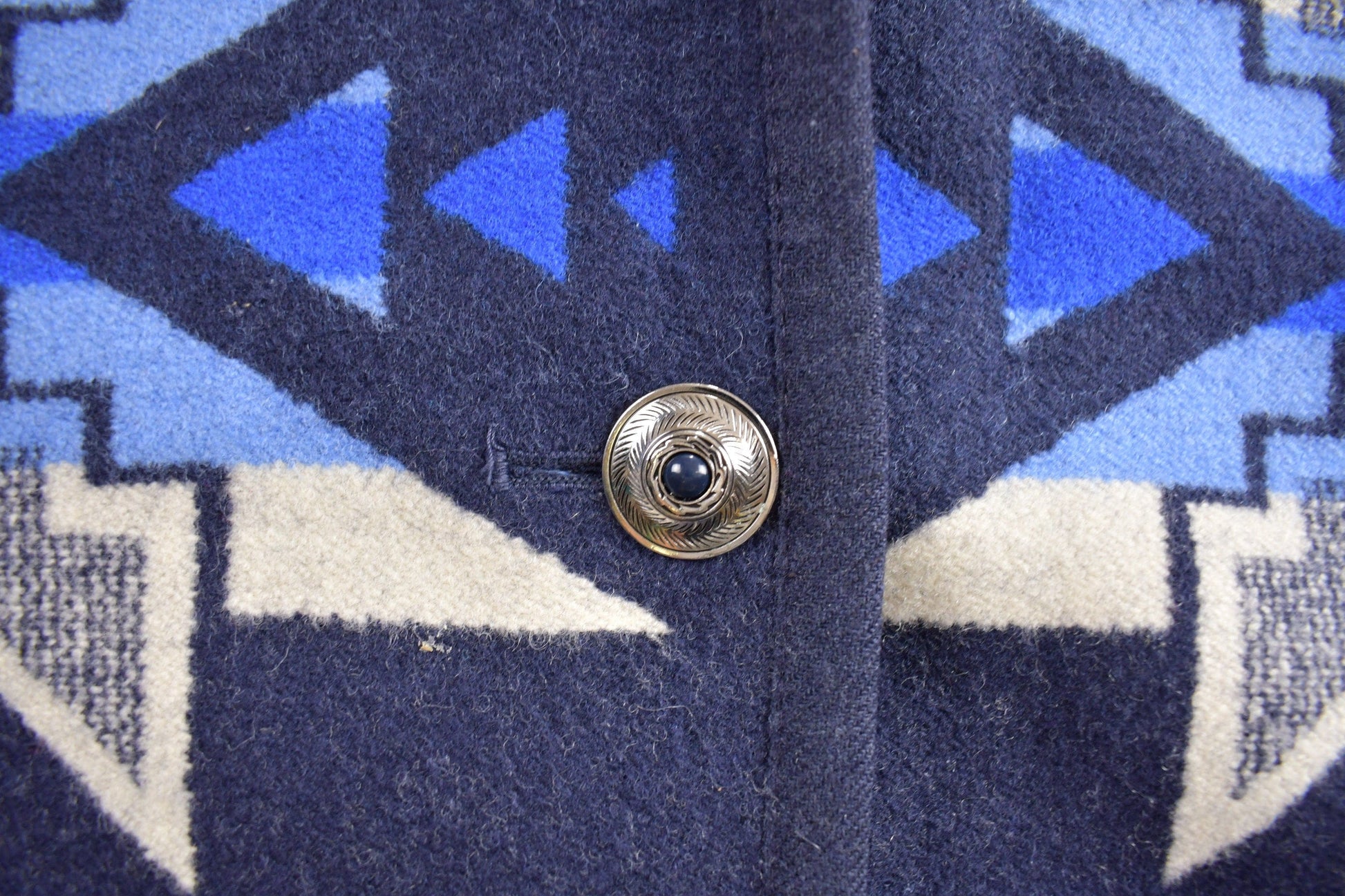 Vintage 1980s Knockabouts By Pendleton Aztec Pattern Jacket from propervintagecanada