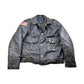 Vintage 1980s Krest Leather Biker Jacket Fall Outerwear Men's Large from propervintagecanada