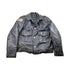 Vintage 1980s Krest Leather Biker Jacket Fall Outerwear Men&