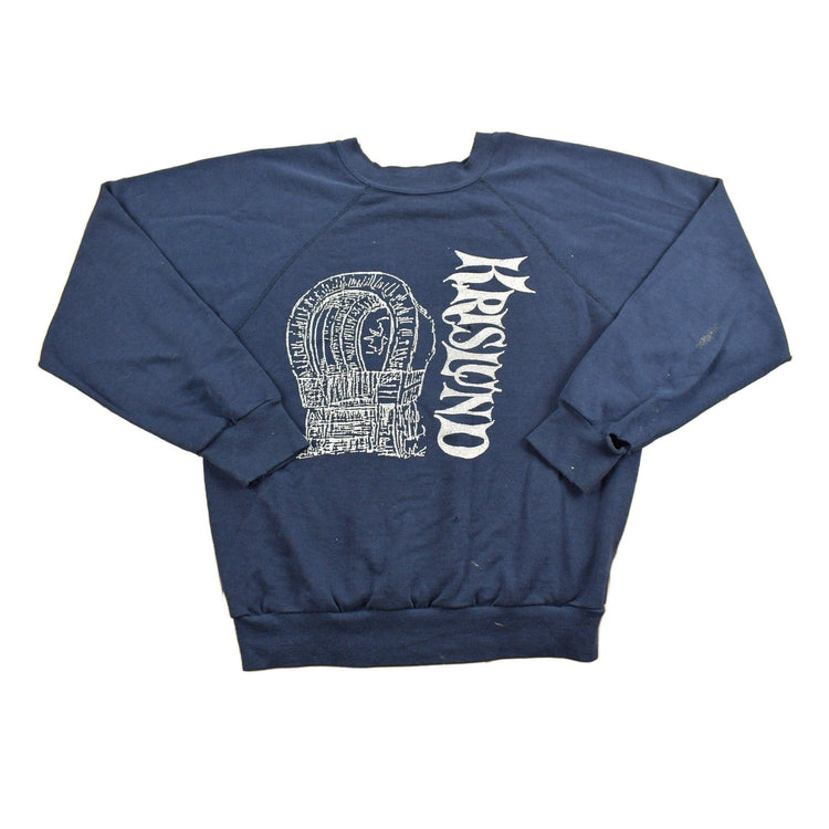 Vintage 1980s Krisland Crewneck Sweatshirt Men's Small from propervintagecanada