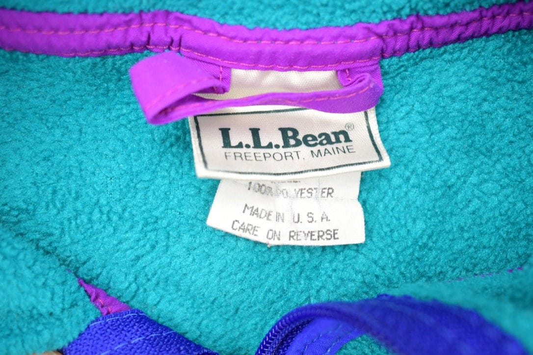 Vintage 1980s L.L Bean Fleece Sweater Vest Men's Medium from propervintagecanada