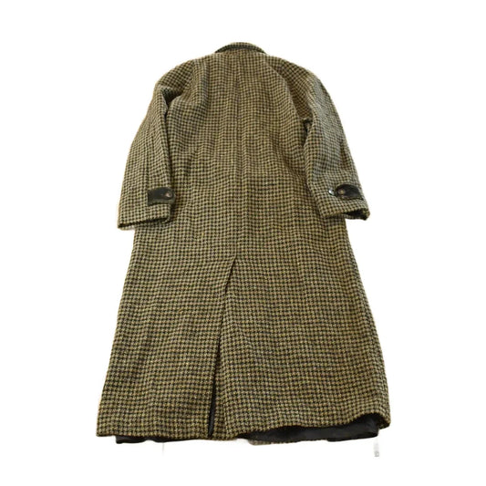 Vintage 1980s L.L. Bean Houndstooth Wool Overcoat Women's Large from propervintagecanada