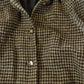 Vintage 1980s L.L. Bean Houndstooth Wool Overcoat Women's Large from propervintagecanada