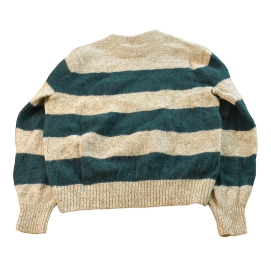 Vintage 1980s L.L. Bean Ragg Striped Wool Knit Crewneck Sweater Men's M from propervintagecanada