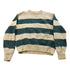Vintage 1980s L.L. Bean Ragg Striped Wool Knit Crewneck Sweater Men&