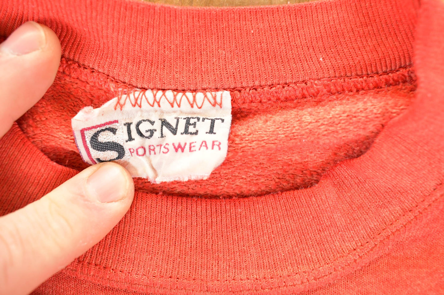 Vintage 1980s LA Cardinals University Crewneck Sweater Men's L from propervintagecanada