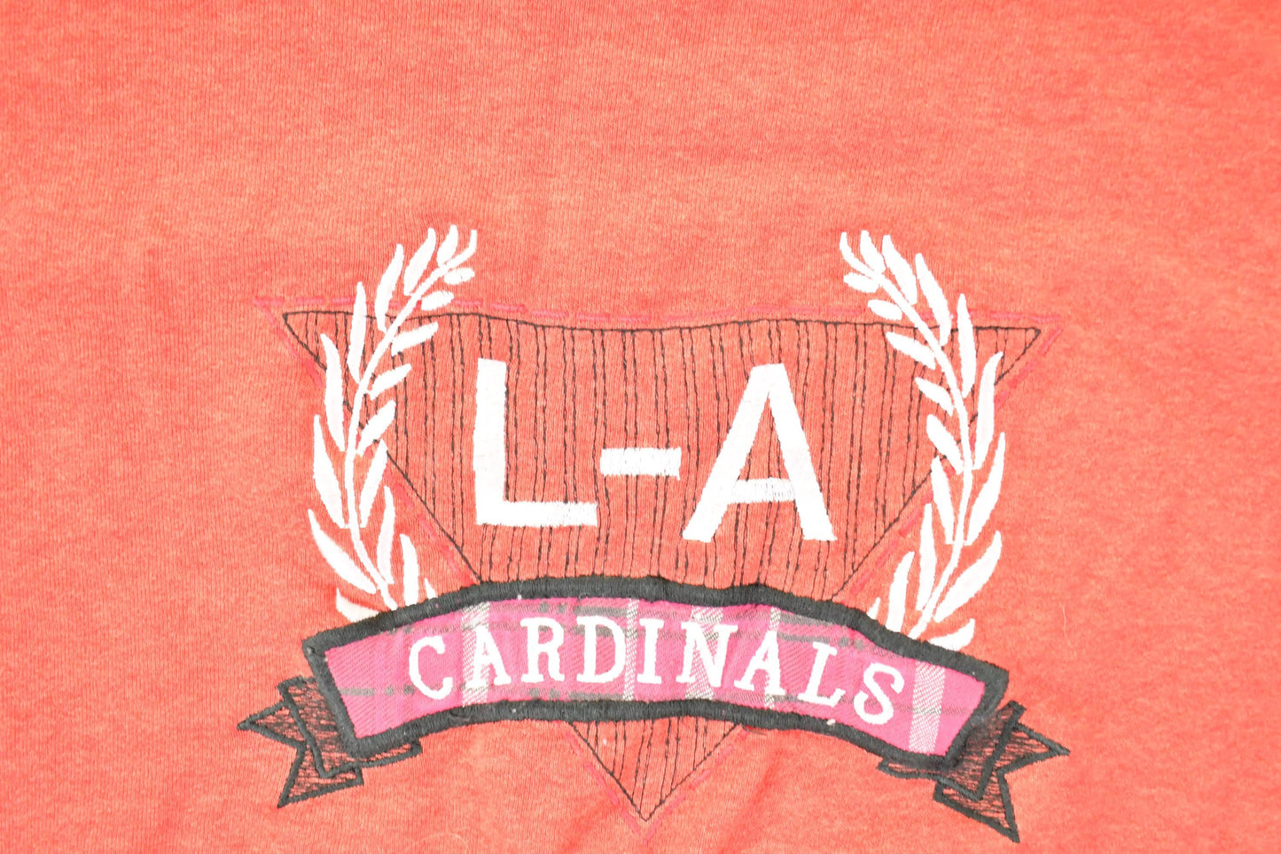 Vintage 1980s LA Cardinals University Crewneck Sweater Men's L from propervintagecanada