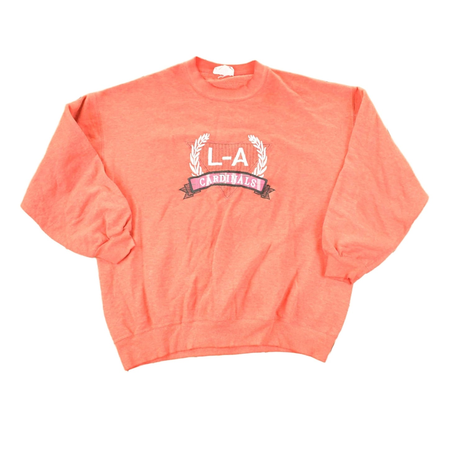 Vintage 1980s LA Cardinals University Crewneck Sweater Men's L from propervintagecanada