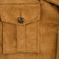 Vintage 1980s Lakeshire Suede Brown Jacket Men's Large from propervintagecanada