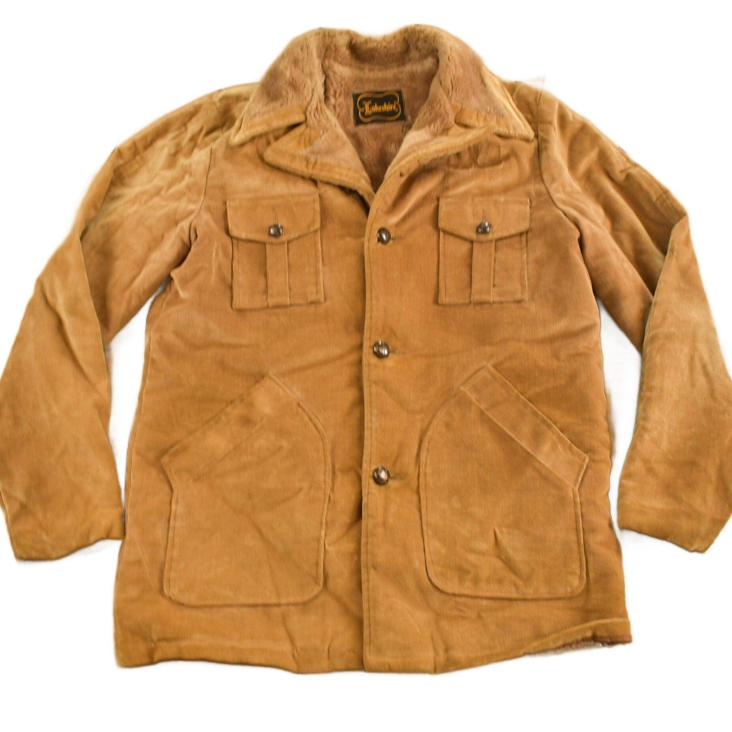 Vintage 1980s Lakeshire Suede Brown Jacket Men's Large from propervintagecanada
