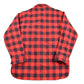 Vintage 1980s Lands End Buffalo Plaid Wool Button Up Shirt Men's Large from propervintagecanada