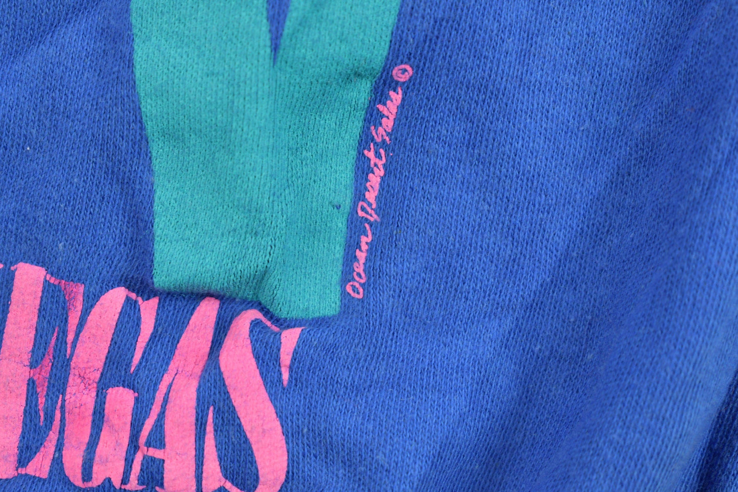 Vintage 1980s Las Vegas On Vacation Raglan Crewneck Sweatshirt Men's Small from propervintagecanada