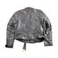 Vintage 1980s Leather Biker Jacket Men's Medium from propervintagecanada