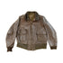 Vintage 1980s Leather Bomber Flight Jacket Men&