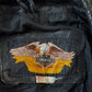 Vintage 1980s Leather Gold Biker Jacket - 44R from propervintagecanada