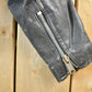 Vintage 1980s Leather Gold Harley Davidson Motorcycle Perfectly Distressed Biker Jacket Made In USA from propervintagecanada