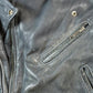 Vintage 1980s Leather Gold Harley Davidson Motorcycle Perfectly Distressed Biker Jacket Made In USA from propervintagecanada