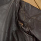 Vintage 1980s Leather Men's Flyer's Jacket Made In USA Men's Large from propervintagecanada