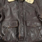 Vintage 1980s Leather Men's Flyer's Jacket Made In USA Men's Large from propervintagecanada