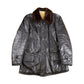 Vintage 1980s Leather Sheep Skin Shearling Coat Men's Medium from propervintagecanada