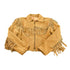 Vintage 1980s Leather Suede Western Fringe Jacket Women&