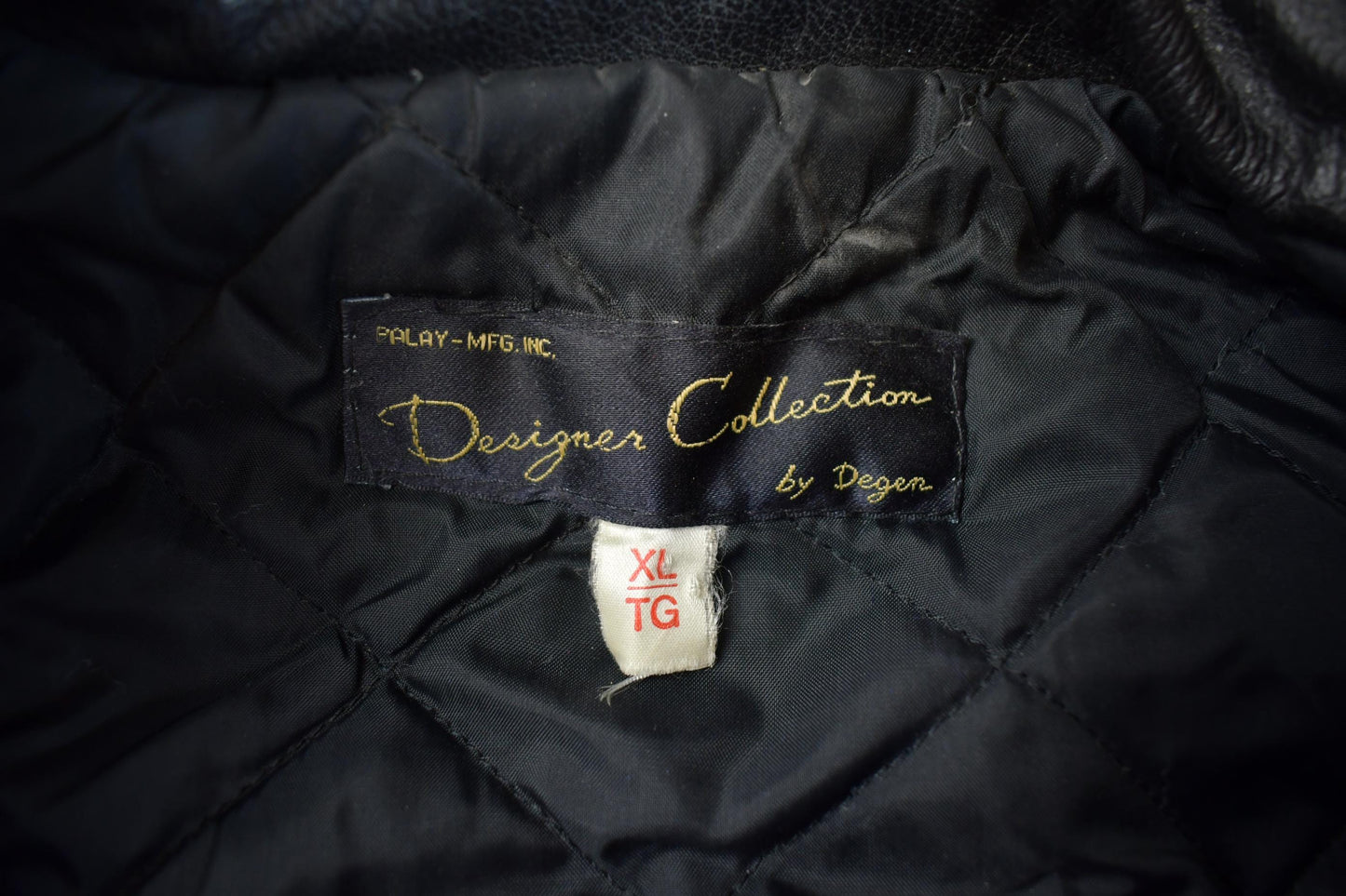 Vintage 1980s Leather & Wool Turtle Beach Urban Technology Embroidered Varsity Jacket Men's XL from propervintagecanada