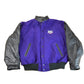 Vintage 1980s Leather & Wool Turtle Beach Urban Technology Embroidered Varsity Jacket Men's XL from propervintagecanada