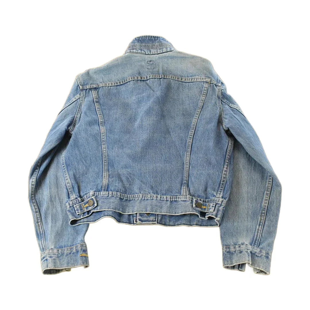 Vintage 1980s Lee Denim Jean Trucker Jacket Men's Small / Vintage Denim / Streetwear / Vintage Fall Outerwear / Made In Canada from propervintagecanada