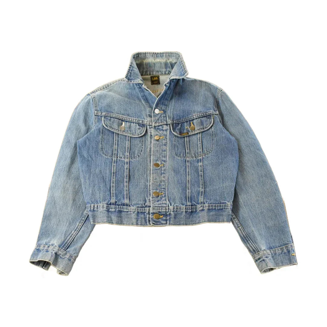 Vintage 1980s Lee Denim Jean Trucker Jacket Men's Small / Vintage Denim / Streetwear / Vintage Fall Outerwear / Made In Canada from propervintagecanada
